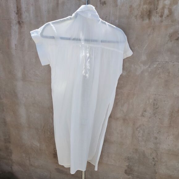Mo:vint movint white cotton shirt dress - Picture 7 of 7